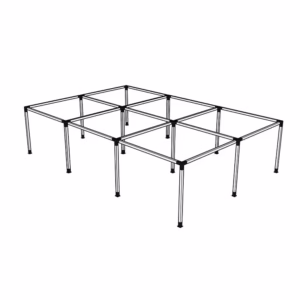Pergola Flex Frittstående 3+2 seksjoner