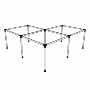 Pergola Flex Frittstående Vinkel 2+2 seksjoner